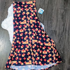 LuLaRoe Maxi Skirt, XS, Geometric